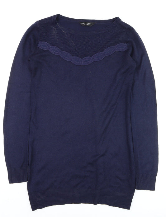 Womens UK Size 6 Dorothy Perkins Blue Pullover Jumper