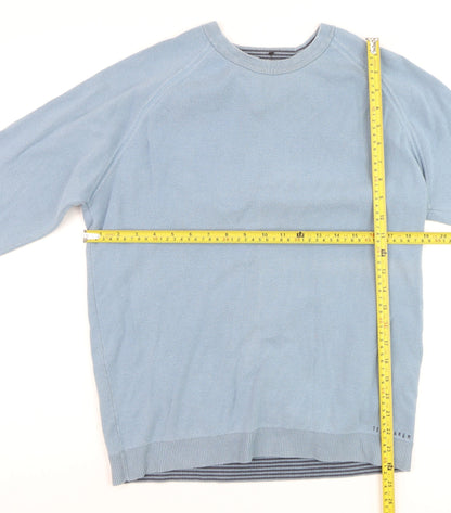 Mens UK Size L Ted Baker Blue Pullover Jumper
