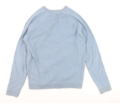 Mens UK Size L Ted Baker Blue Pullover Jumper