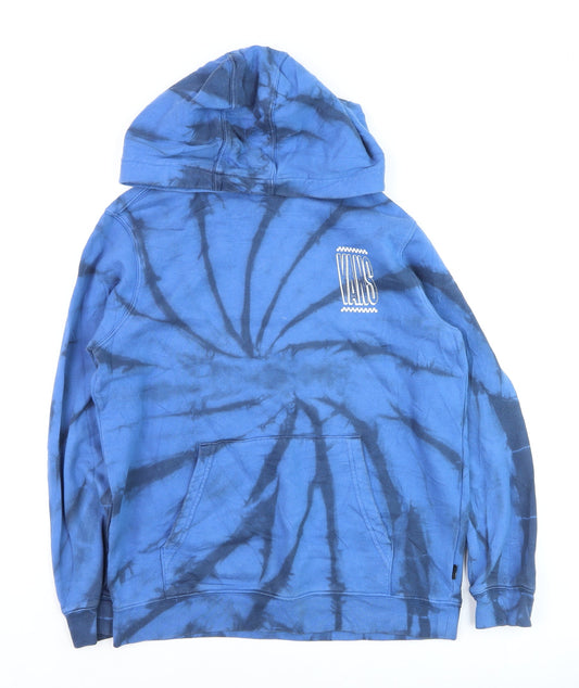 Boys UK Size L VANS Blue Pullover Hoodie