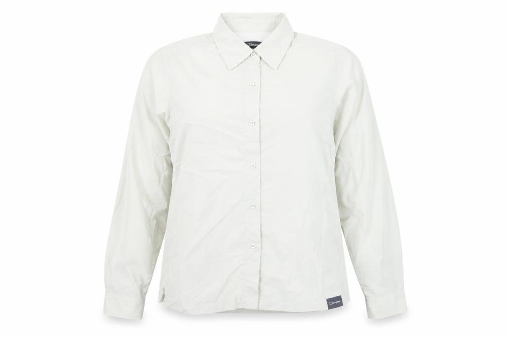 Womens UK Size 12 Berghaus Beige Basic Button-Up