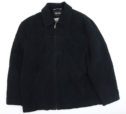Mens UK Size XL Eddy Taylor Black Basic Jacket