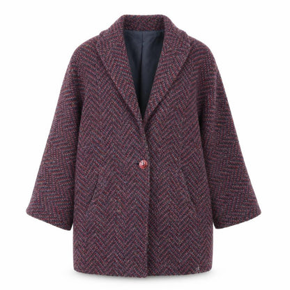Womens UK Size 10 Dereta Multicoloured Overcoat