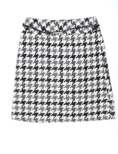 Womens UK Size 10 Marks and Spencer A-Line Tweed Skirt