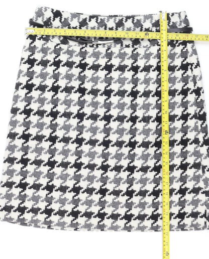 Womens UK Size 10 Marks and Spencer A-Line Tweed Skirt