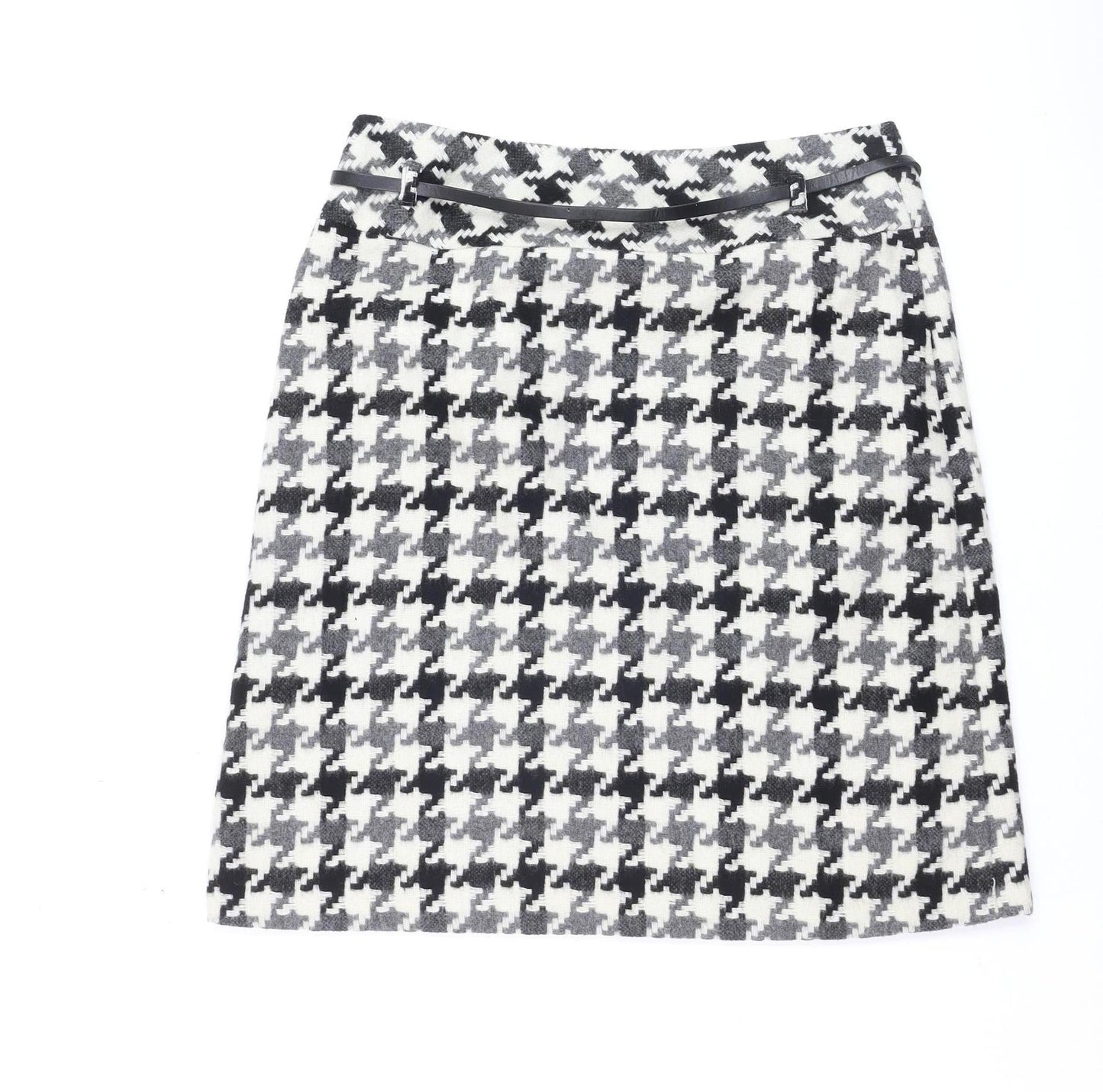 Womens UK Size 10 Marks and Spencer A-Line Tweed Skirt