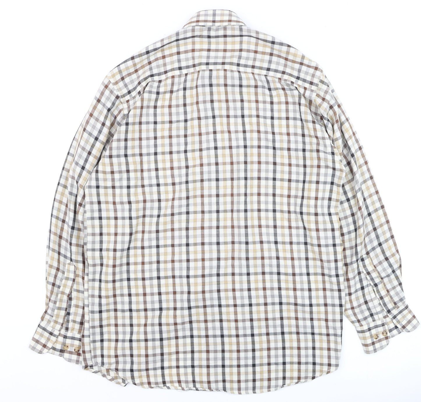 Womens UK Size 16 Bonart Brown Classic Button-Up