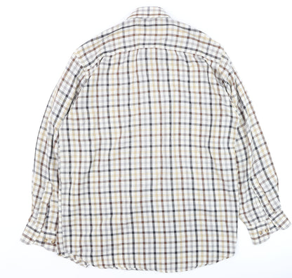 Womens UK Size 16 Bonart Brown Classic Button-Up