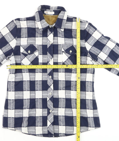 Boys UK Size XL JIANG VI XUAN Blue Basic Button-Up