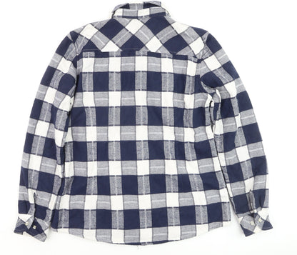 Boys UK Size XL JIANG VI XUAN Blue Basic Button-Up
