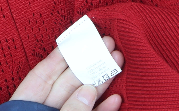 Womens UK Size XL Grace Karin Red Cardigan Jumper