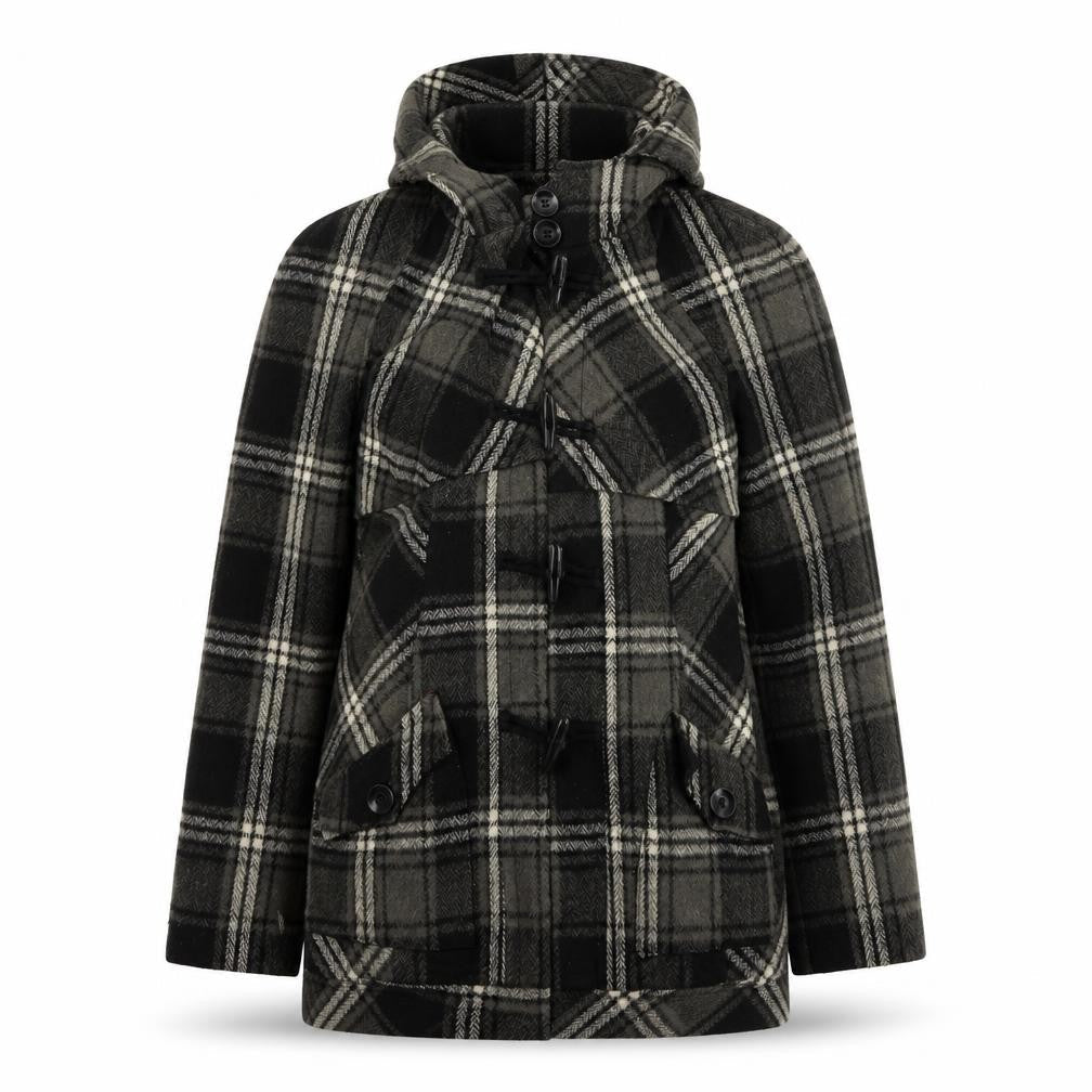 Womens UK Size 12 NEXT Grey Duffle Coat
