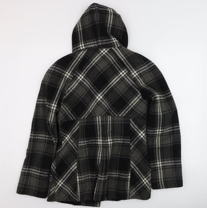 Womens UK Size 12 NEXT Grey Duffle Coat
