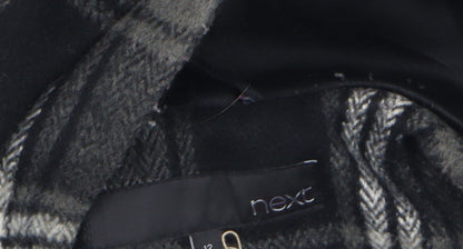 Womens UK Size 12 NEXT Grey Duffle Coat