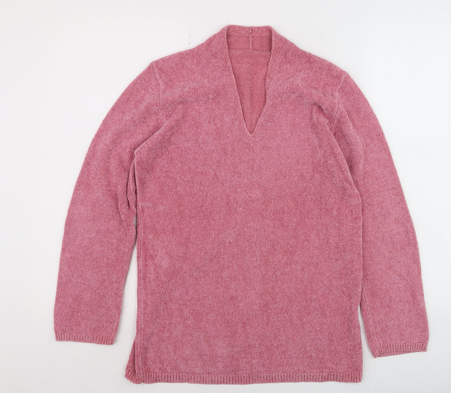 Womens UK Size 8 Marks and Spencer Pink Pullover Jumper