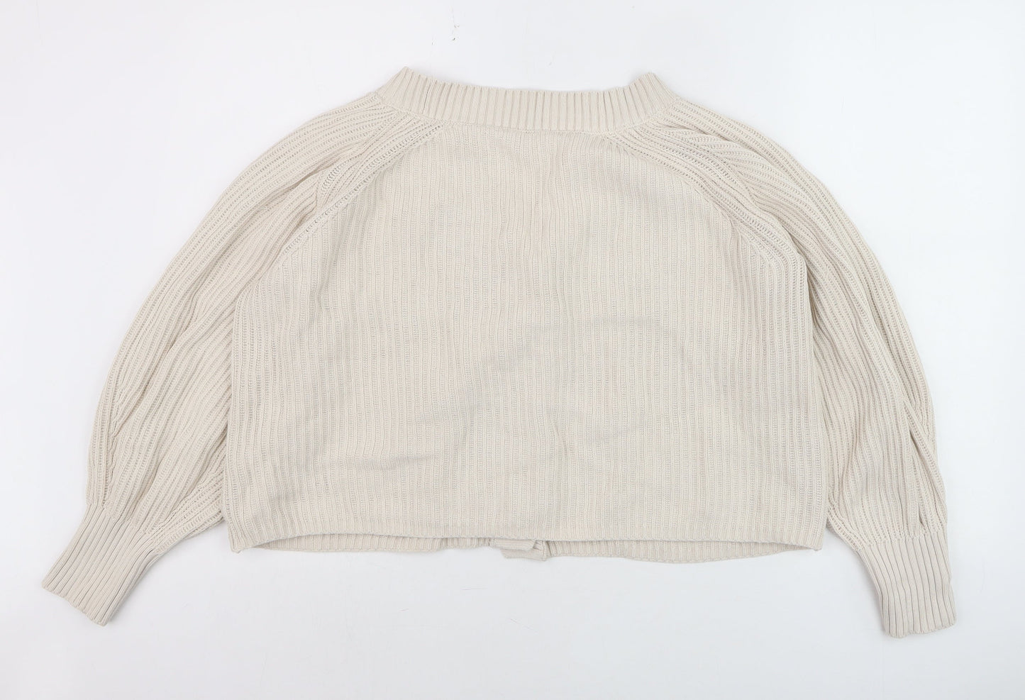 Womens UK Size M ANYDAY Beige Cardigan Jumper