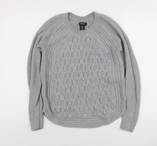 Womens UK Size M Jones New York Grey Pullover Jumper