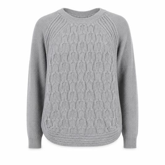 Womens UK Size M Jones New York Grey Pullover Jumper