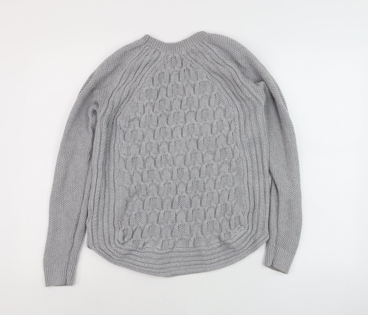Womens UK Size M Jones New York Grey Pullover Jumper