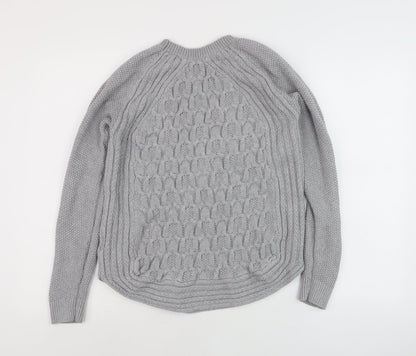 Womens UK Size M Jones New York Grey Pullover Jumper