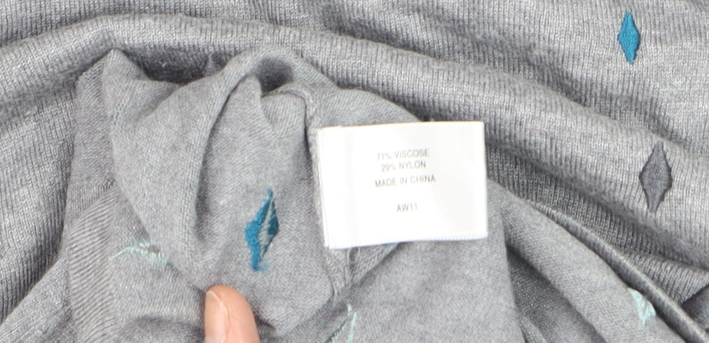Womens UK Size S CC Grey Pullover Jumper
