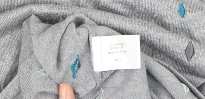 Womens UK Size S CC Grey Pullover Jumper