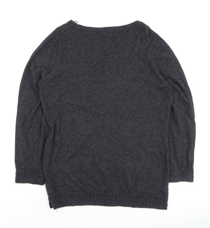 Womens UK Size XL CC Grey Pullover Jumper