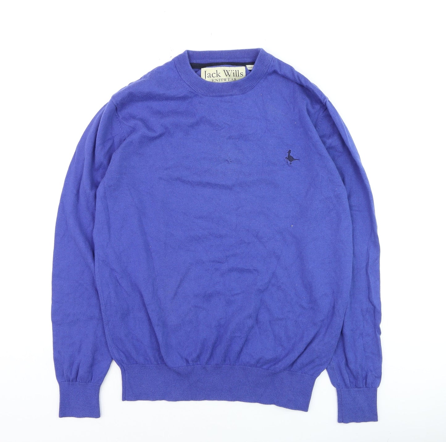 Mens UK Size L Jack Wills Blue Pullover Jumper