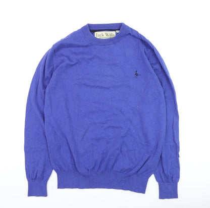 Mens UK Size L Jack Wills Blue Pullover Jumper