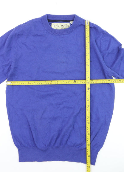 Mens UK Size L Jack Wills Blue Pullover Jumper