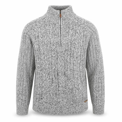 Mens UK Size XL Pier One Grey 1/2 Zip Jumper