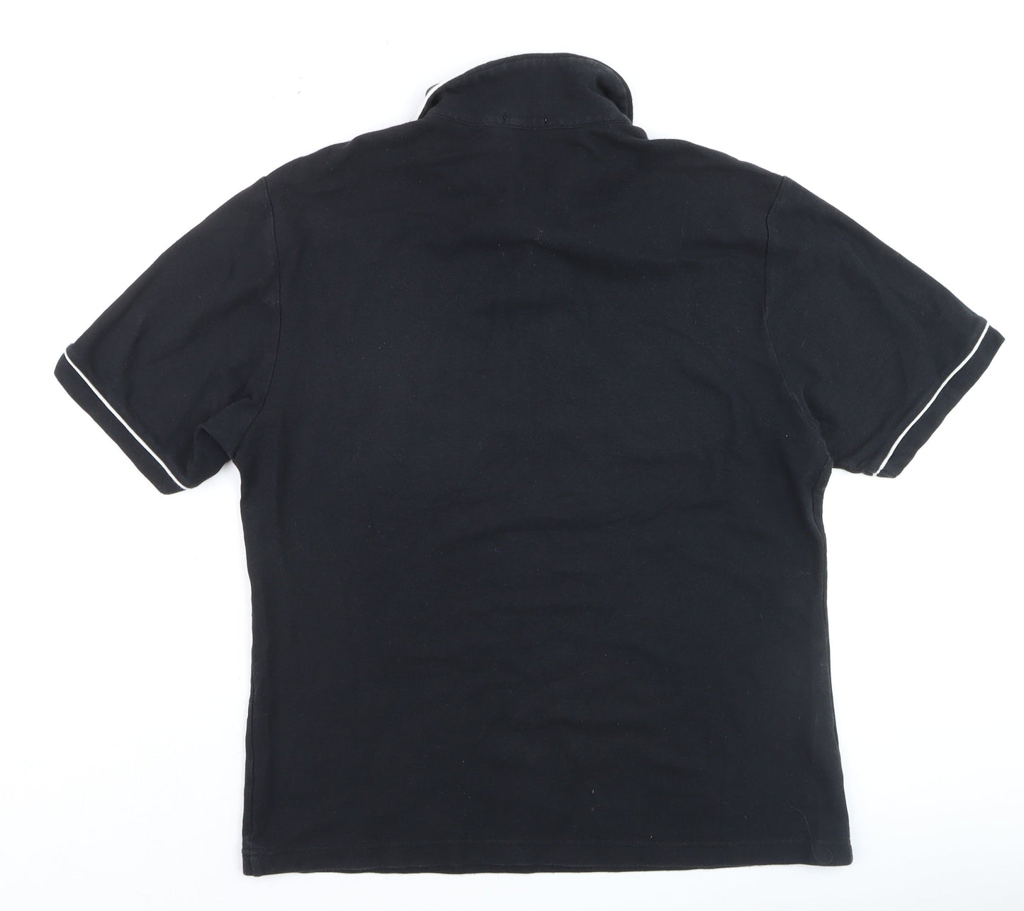 Original Penguin Men’s Black Heritage Slim Fit Polo Shirt M