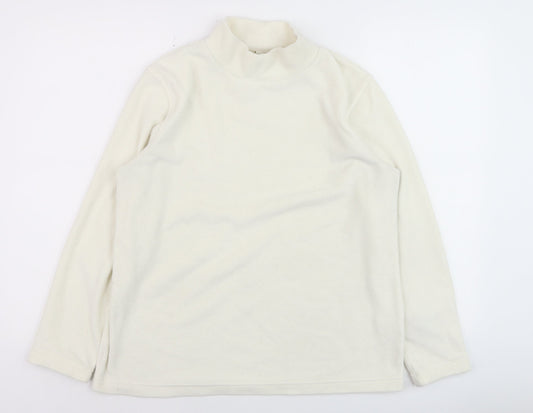 Womens UK Size 16 Cotton Traders Ivory Pullover Sweatshirt