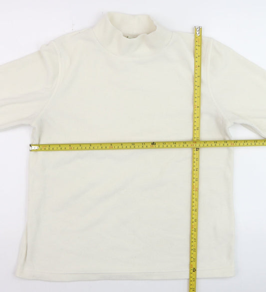 Womens UK Size 16 Cotton Traders Ivory Pullover Sweatshirt