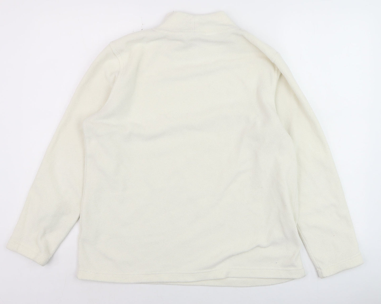 Womens UK Size 16 Cotton Traders Ivory Pullover Sweatshirt