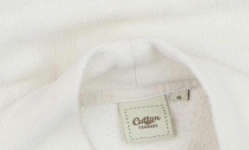 Womens UK Size 16 Cotton Traders Ivory Pullover Sweatshirt