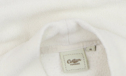 Womens UK Size 16 Cotton Traders Ivory Pullover Sweatshirt