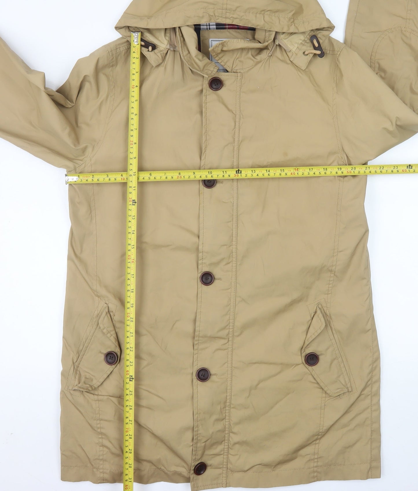 Mens UK Size M Howick Beige Rain Coat