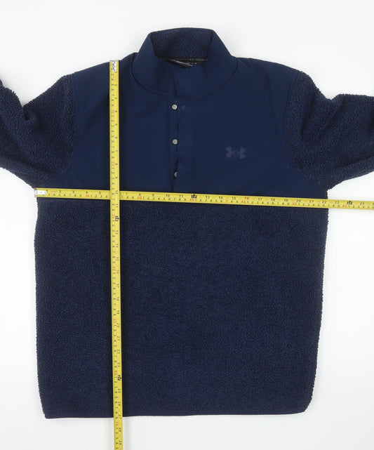 Under Armour Mens Blue Fleece Pullover Sweatshirt Size L