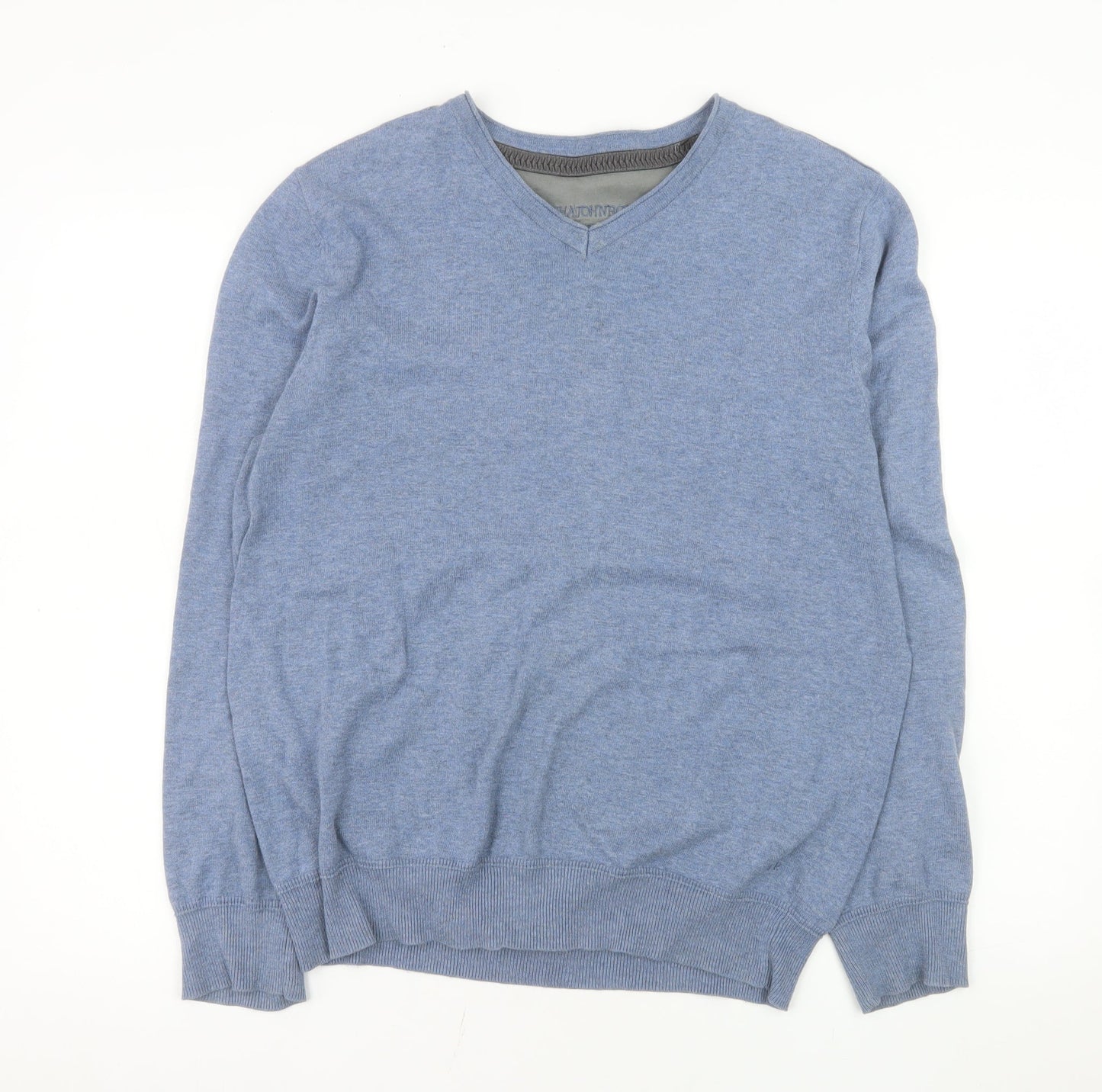 Mens UK Size M Rocha John Rocha Blue Pullover Jumper