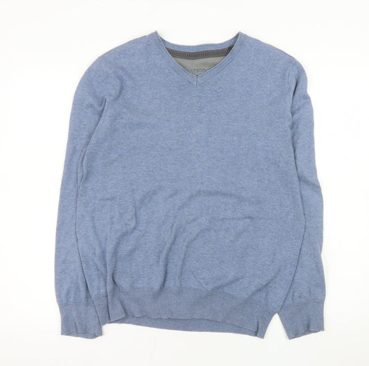 Mens UK Size M Rocha John Rocha Blue Pullover Jumper