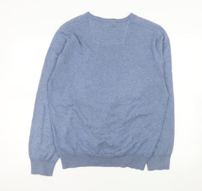 Mens UK Size M Rocha John Rocha Blue Pullover Jumper