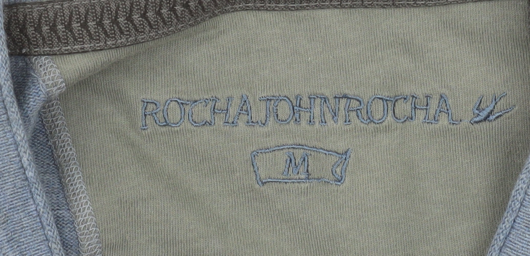 Mens UK Size M Rocha John Rocha Blue Pullover Jumper