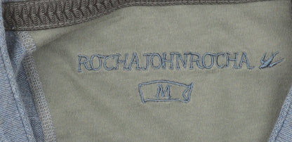 Mens UK Size M Rocha John Rocha Blue Pullover Jumper