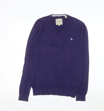 Mens UK Size XS Jack Wills Purple Pullover Jumper