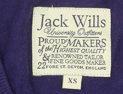 Mens UK Size XS Jack Wills Purple Pullover Jumper