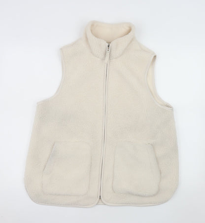 Womens UK Size 14 Marks and Spencer Beige Bodywarmer