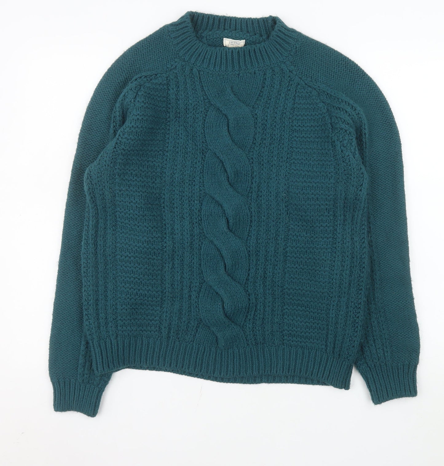 Womens UK Size 14 Fat Face Green Pullover Jumper