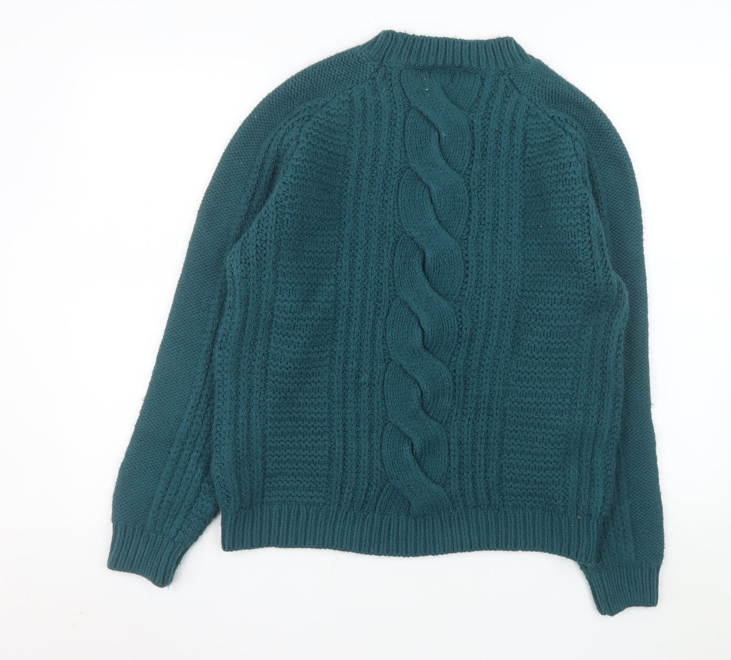 Womens UK Size 14 Fat Face Green Pullover Jumper