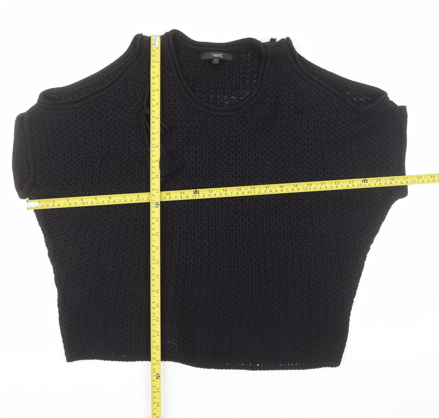 Womens UK Size M NEXT Black Pullover Jumper